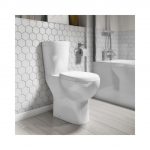 Comfort Height Close Coupled Toilet with Soft Close Toilet Seat