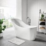 Newport Freestanding Extended Slipper Bath - L1535 x W715mm