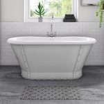 Camden Freestanding Double Ended Bath - Matt Grey - 1690mm x 800mm