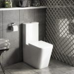 Evan Close Coupled WC and Soft Close Seat - Closed Back