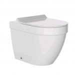 Aurora Back to Wall Toilet & Round Thin Seat