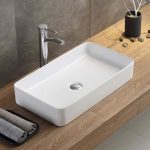 Lincoln 605mm Matt White Countertop Basin