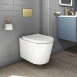 Wall Hung Bidet Toilet Combo- Built in Dryer & Spray-Purificare