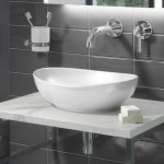 Gloss White Oval 405mm Countertop Basin - Shell