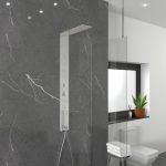 Chrome Thermostatic Concealed Shower Tower Panel - Lustro