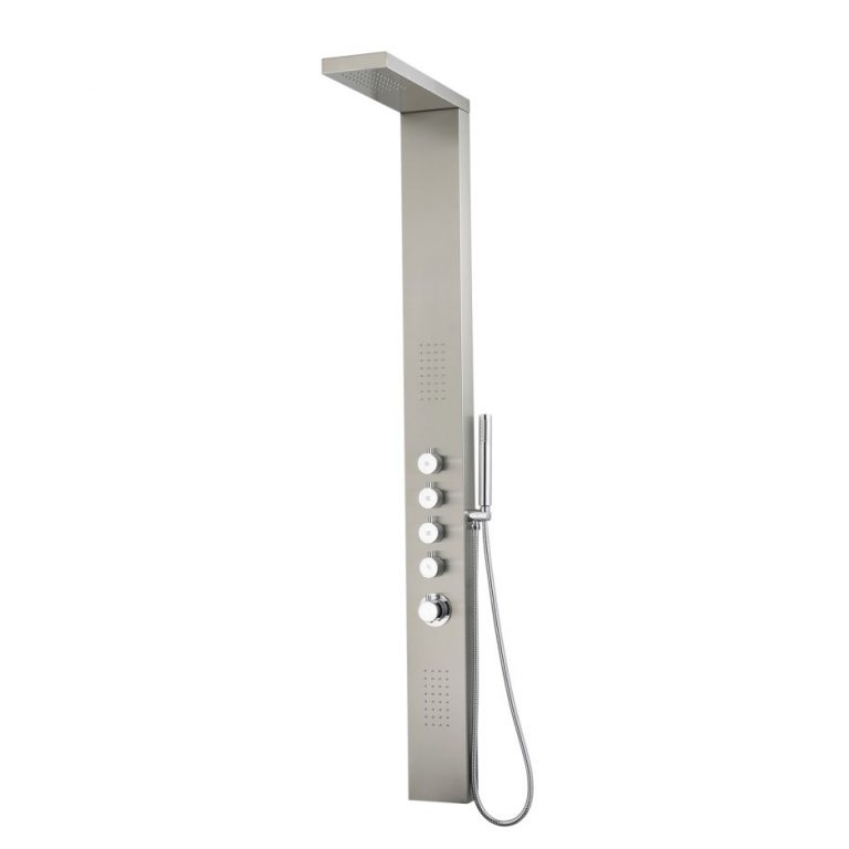 Chrome Thermostatic Shower Tower Panel Provo Best Bath Items at