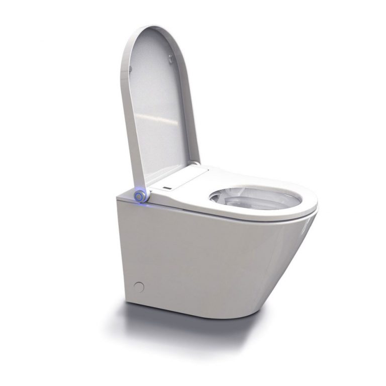 Back to Wall Bidet Toilet Combo Built in Dryer & SprayPurificare