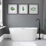 Gable Freestanding Double Ended Back to Wall Bath - 1700 x 800mm