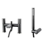 Grey Bath Shower Mixer Tap - Cosmo