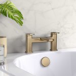 Gold Bath Filler Mixer Tap - Meko