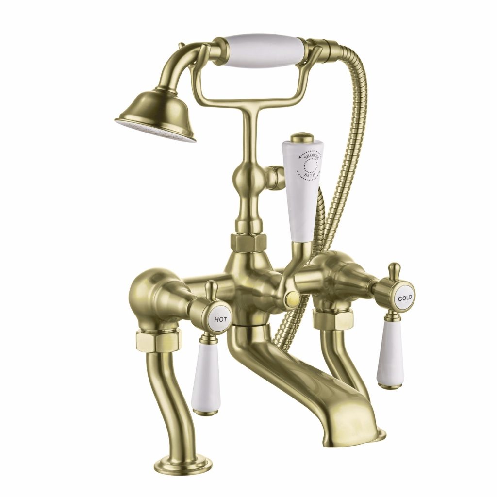 Gold Bath Shower Mixer Tap Helston Best Bath Items at affordable Prices