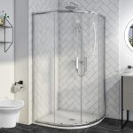 900 x 760 Left Hand Offset Quadrant Shower Enclosure with Shower Tray - Pavo