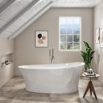 Freestanding Single Ended Slipper Bath 1700 x 830mm - Lotu