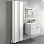 White Vertical Double Panel Radiator 1600 x 480mm - Margo