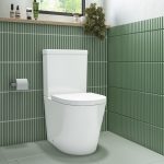 Close Coupled Rimless Toilet with Soft Close Seat - Newport