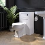 Back to Wall Traditional Toilet with Wooden Soft Close Seat - Park Royal
