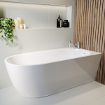 Freestanding Single Ended Right Hand Corner Bath 1650 x 780mm - Faro