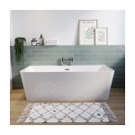 Freestanding Double Ended Back to Wall Bath 1700 x 740mm - Oslo
