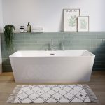 Freestanding Double Ended Back to Wall Bath 1700 x 740mm - Oslo