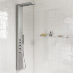 Chrome Thermostatic Shower Tower with Pencil Handset - Provo