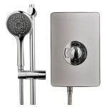 Triton Aspirante 9.5kw Brushed Steel Electric Shower