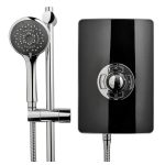 Triton Aspirante 9.5kw Gloss Black Electric Shower