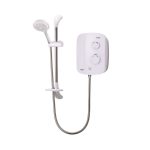 Triton Silent Running Thermostatic 10.5kw White Power Shower